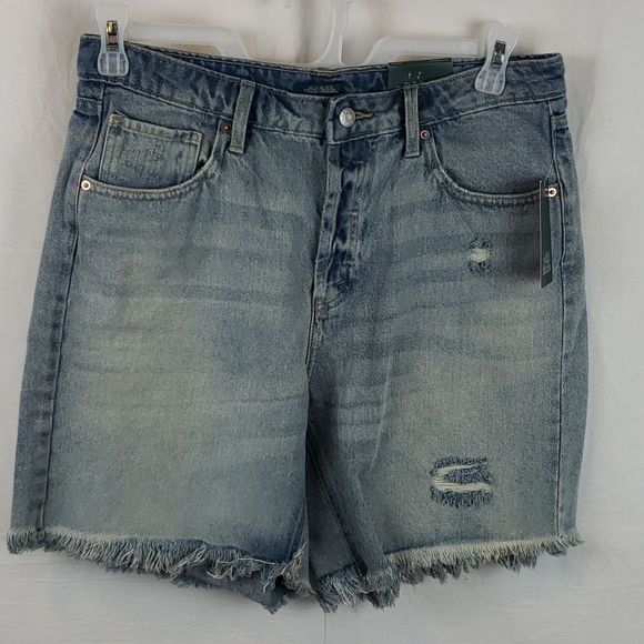 wild fable Pants - Wild Fable Women's 12 Blue Jeans High Rise Bermuda Shorts